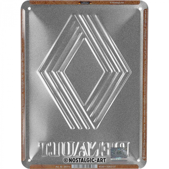 Blechschild Renault Logo 3